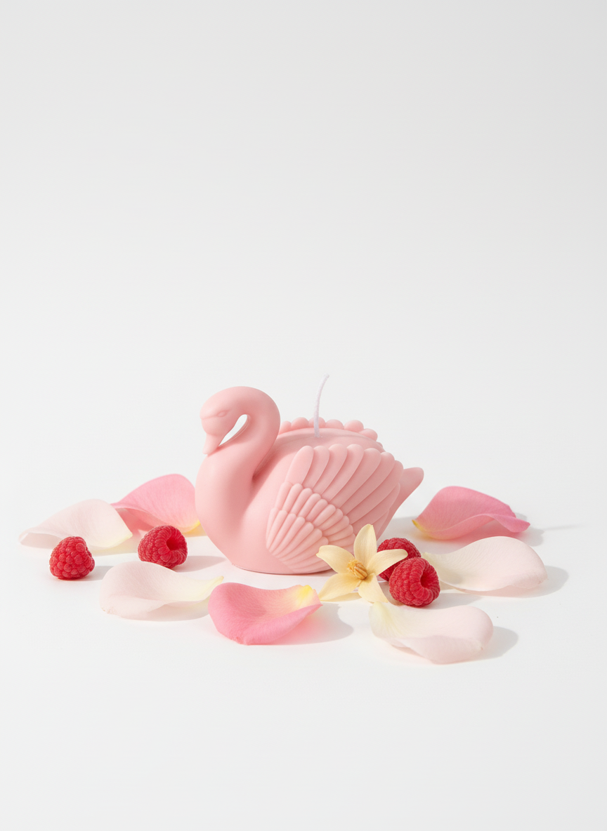 Blush Swan Elegance Candle, Pack of 2